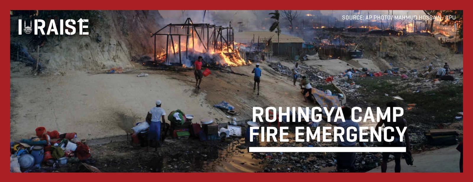 IRaise Rohingya Camp Fire Emergency 2023